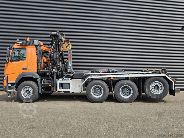 Haakarmsysteem Volvo FMX 460 8x4-4 / HIAB Z CRANE + HOOKLIFT