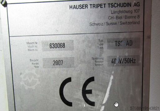 Rettificatrice cilindrica Hauser Triped Tschudin TS-25AD