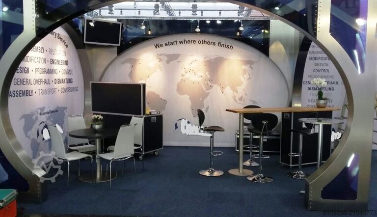 Beursstand van roestvrij staal IMW - Wolfgang Müller MesseStand