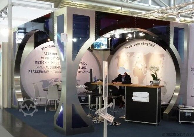 Beursstand van roestvrij staal IMW - Wolfgang Müller MesseStand