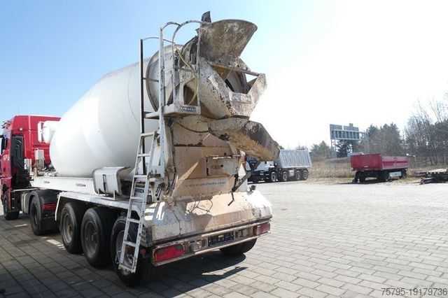 Betongblandarbilar MERCEDES-BENZ Auflieger Mischer ca. 12m³