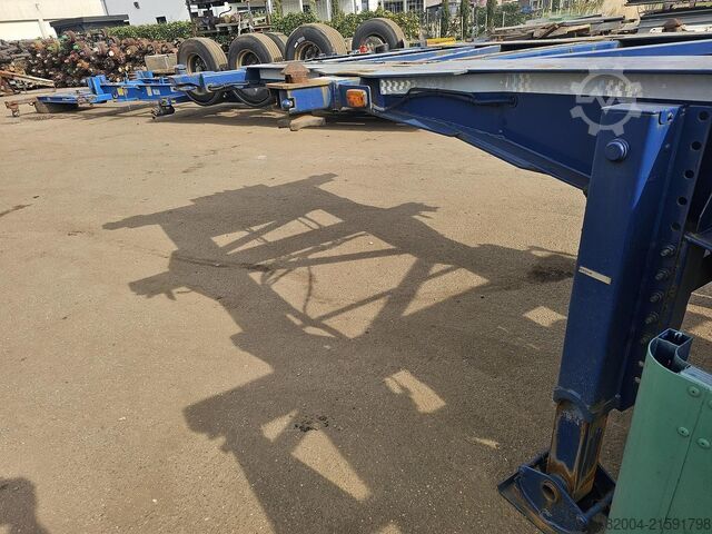 Μεταφορά εμπορευματοκιβωτίων Van Hool 30 foot container chassis | tank container tran...