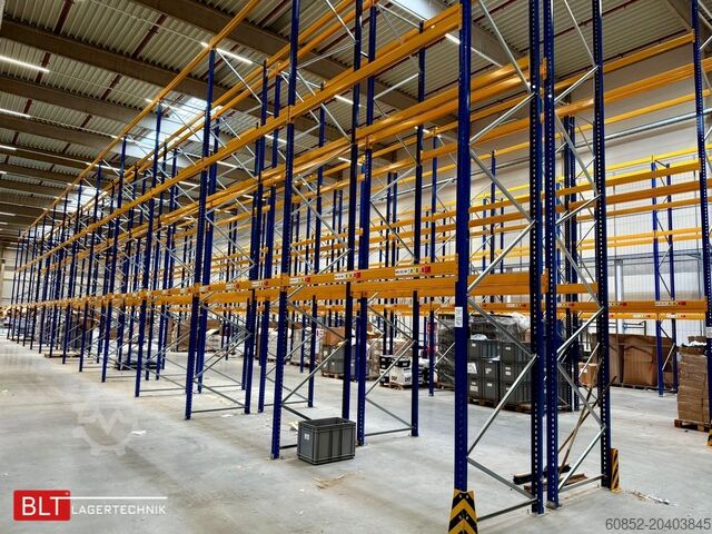 Kraftig hylde 75,6 lfm Jungheinrich MPB Palettenregale H:645cm 1800kg Fachlast Schwerlastregale