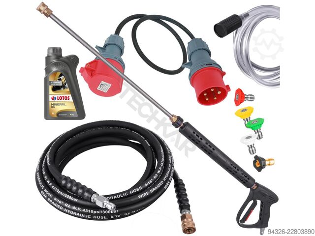 TECHKAR GT 15/250 idropulitrice ad alta pressione Techkar GT 15/250 - 250bar - 900l/h - 7,5kW NEW!