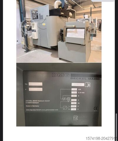 Centro de usinagem vertical Deckel Maho DMG DMU 50 Evo Linear