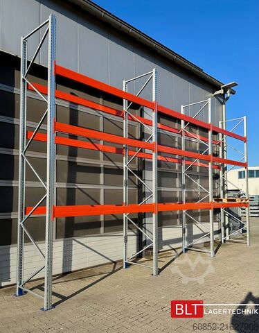 Heavy-duty shelf ca. 8,4 lfm. Palettenregal H: 500 cm Fachlast : 4500 kg , Schwerlastregal