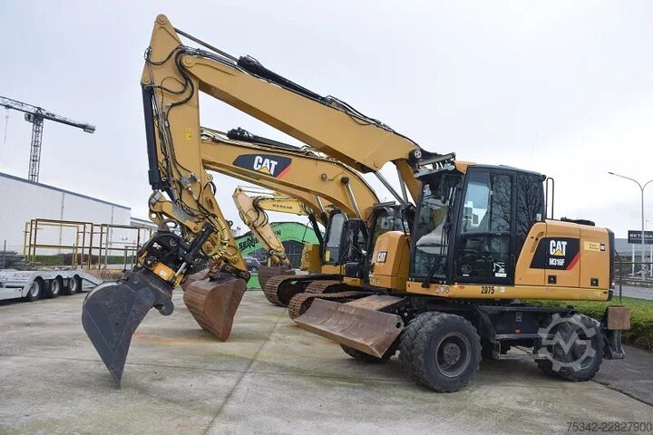 Mobiele graafmachine Caterpillar M316F - mobile excavator - Tilrotator Engcon