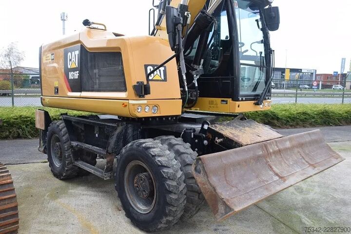 Mobiele graafmachine Caterpillar M316F - mobile excavator - Tilrotator Engcon