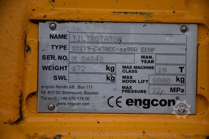 Mobiele graafmachine Caterpillar M316F - mobile excavator - Tilrotator Engcon