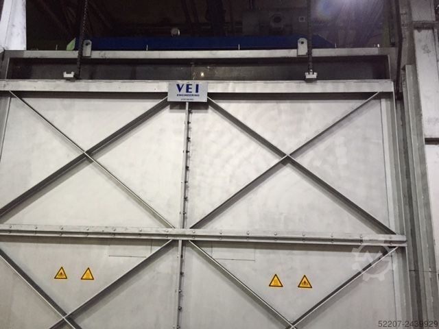 Gas gestookte recirculatie kamer oven VEI-Engineering LKdg 380/100/150