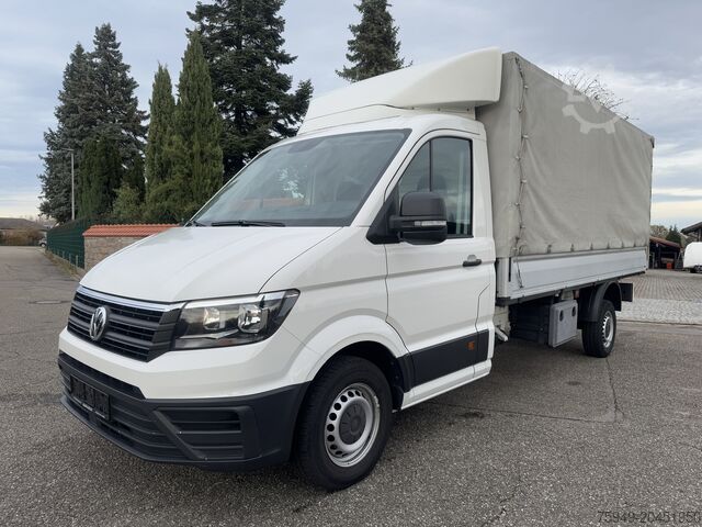 Crafter 3,5t caixa aberta/toldo com ar condicionado VW Crafter 3,5to. Pritsche/Plane Automatik