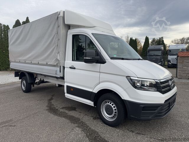 Crafter 3,5t caixa aberta/toldo com ar condicionado VW Crafter 3,5to. Pritsche/Plane Automatik