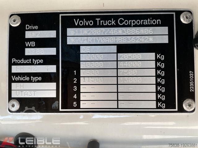 Standardní tahač VOLVO FH 460 Globe*ADR*Standklima*Alcoa*ACC/LCS*