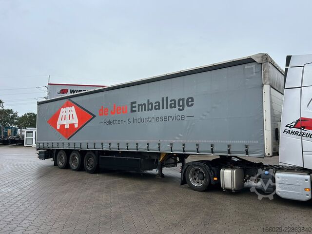 Semirimorchio con telone SCHMITZ CARGOBULL SCS 24/L-13 Schiebeplanen Auflieger
