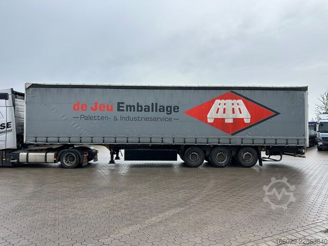 Semirimorchio con telone SCHMITZ CARGOBULL SCS 24/L-13 Schiebeplanen Auflieger