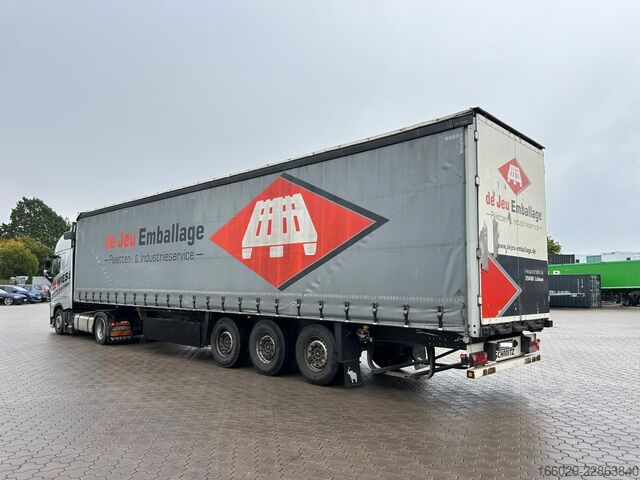 Semirimorchio con telone SCHMITZ CARGOBULL SCS 24/L-13 Schiebeplanen Auflieger