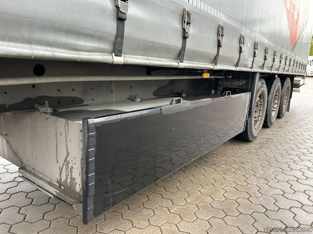 Semirimorchio con telone SCHMITZ CARGOBULL SCS 24/L-13 Schiebeplanen Auflieger