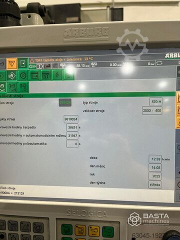 Arburg 570 H 2000-400 (2010) Arburg 570 H 2000-400