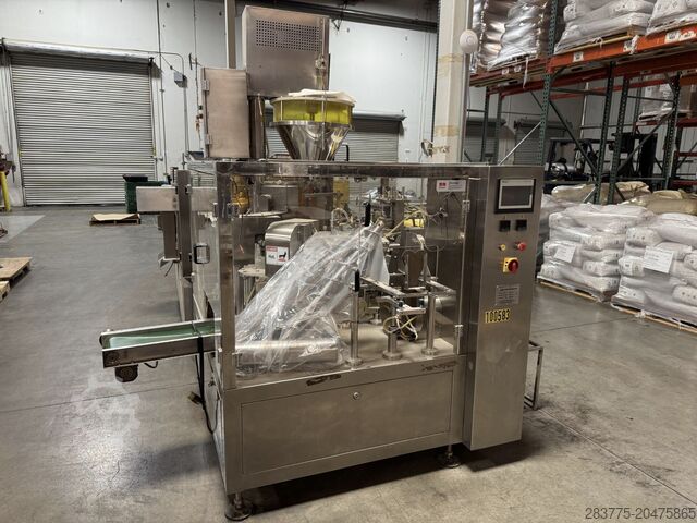 Συσκευαστική μηχανή για προδιαμορφωμένες σακούλες με δοσομετρητή κοχλία και σύστημα τροφοδοσίας κενο Honetop HT200