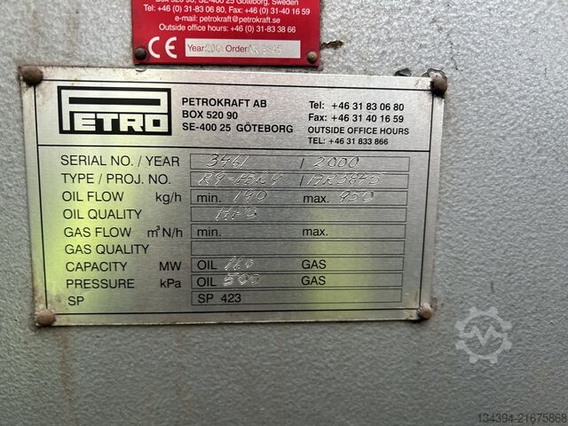 Burner for boiler / Petrokraft oil burner Petrokraft R9-PB19