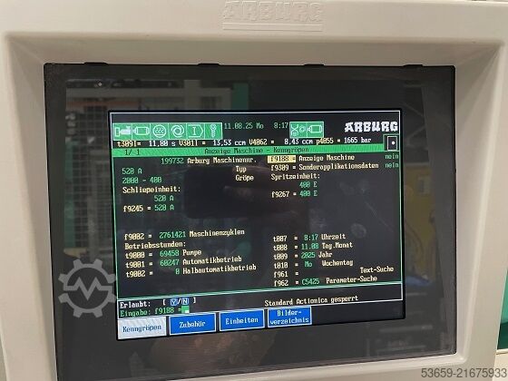 Injection moulding machines - full electric Arburg Arburg 520 A 2000-400 Alldrive inkl. Multilift, 2006 (Electric)