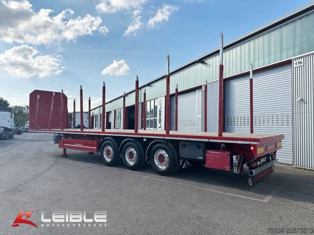 Werkplatform oplegger SCHWARZMÜLLER S1*Holzrungen & Plattform*Liftachse*SAF-Achsen*
