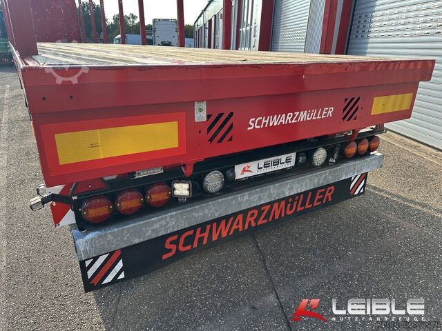 Werkplatform oplegger SCHWARZMÜLLER S1*Holzrungen & Plattform*Liftachse*SAF-Achsen*