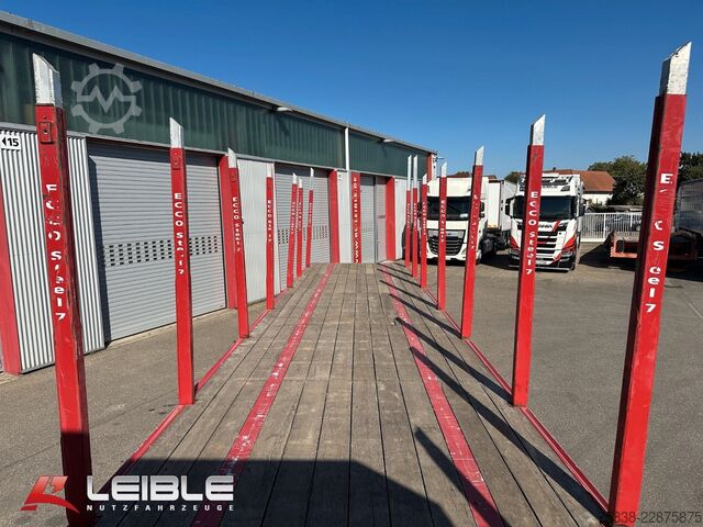 Werkplatform oplegger SCHWARZMÜLLER S1*Holzrungen & Plattform*Liftachse*SAF-Achsen*