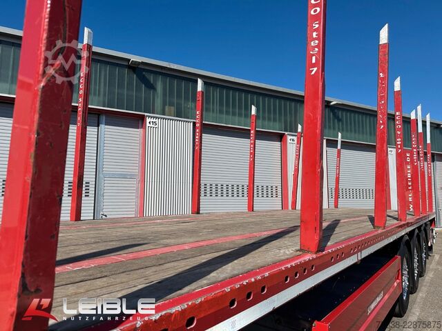Werkplatform oplegger SCHWARZMÜLLER S1*Holzrungen & Plattform*Liftachse*SAF-Achsen*