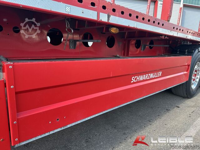 Werkplatform oplegger SCHWARZMÜLLER S1*Holzrungen & Plattform*Liftachse*SAF-Achsen*