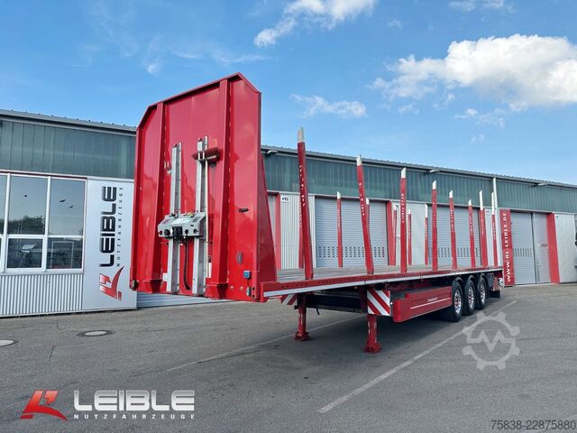 Remorque semi-ouverte SCHWARZMÜLLER S1*Holzrungen & Plattform*Liftachse*SAF-Achsen*