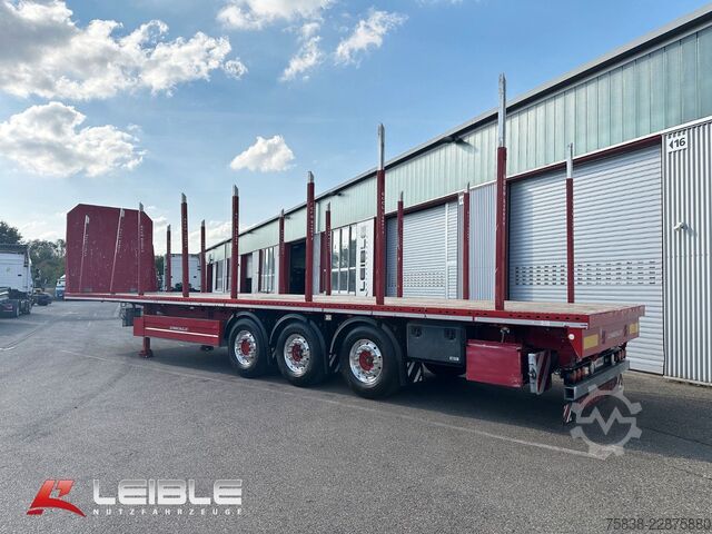 Remorque semi-ouverte SCHWARZMÜLLER S1*Holzrungen & Plattform*Liftachse*SAF-Achsen*
