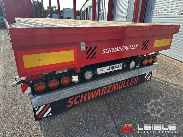 Remorque semi-ouverte SCHWARZMÜLLER S1*Holzrungen & Plattform*Liftachse*SAF-Achsen*