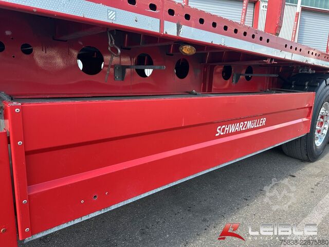 Remorque semi-ouverte SCHWARZMÜLLER S1*Holzrungen & Plattform*Liftachse*SAF-Achsen*