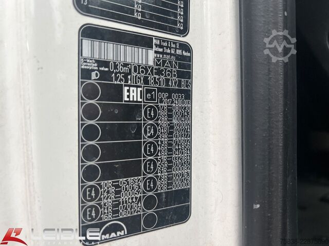 Tracteur routier standard MAN TGX 18.510 BLS*XLX*2xTank*Standklima*Retarder*