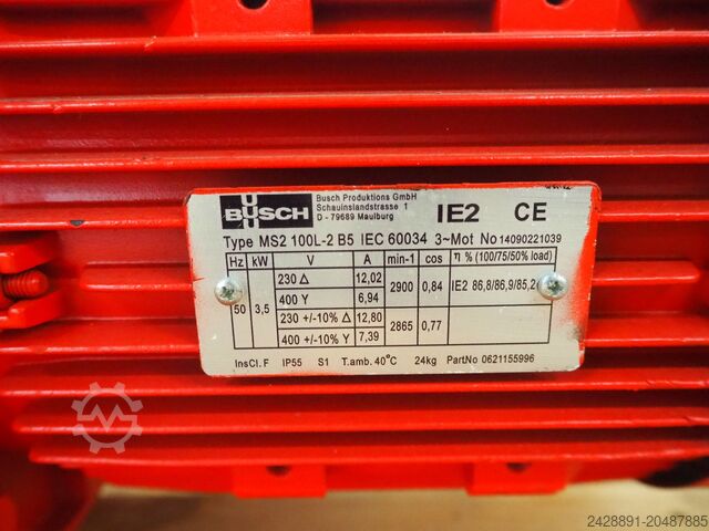 Vacuum pump Busch MM 1142 B VS3