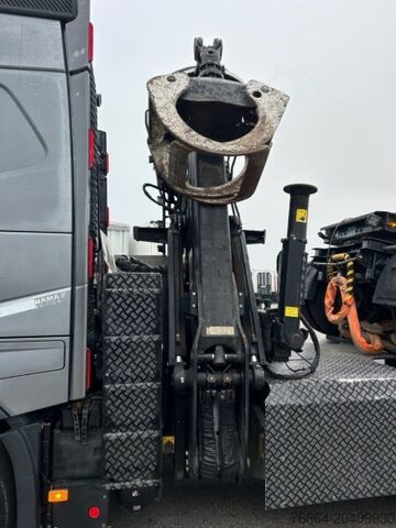 Logging truck VOLVO FH 16 650 6X4 LANGHOLZZUG + DOLL M2K-9L NACHLäUFER MIT PALFINGER EPSILON S260C96, I-SHIFT, RETARDER,