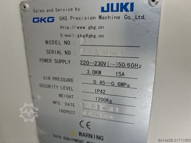 SMT-bestuklijn JUKI GKG-GL, KE2070, KE2080, RS800N + Chiller