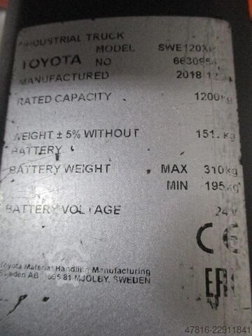  TOYOTA SWE120XR