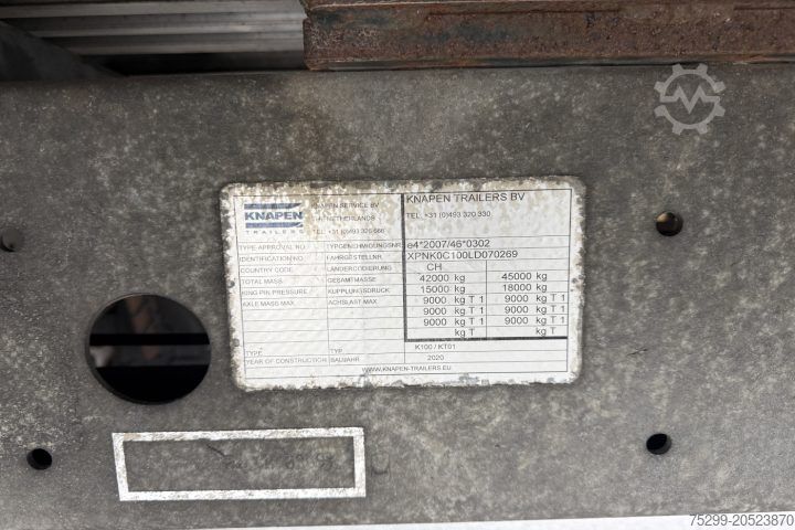 Semirremolque  K100 Schubboden / Swiss-Vehicle