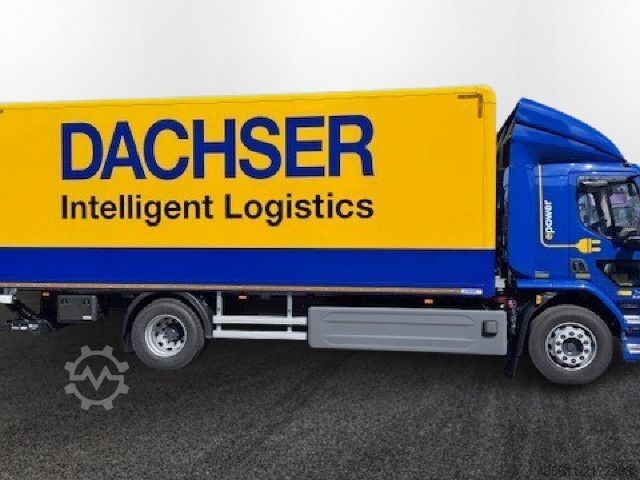 Dobozos teherautó DAF XB190 FA Electric, 18t Plywood Koffer, LBW,