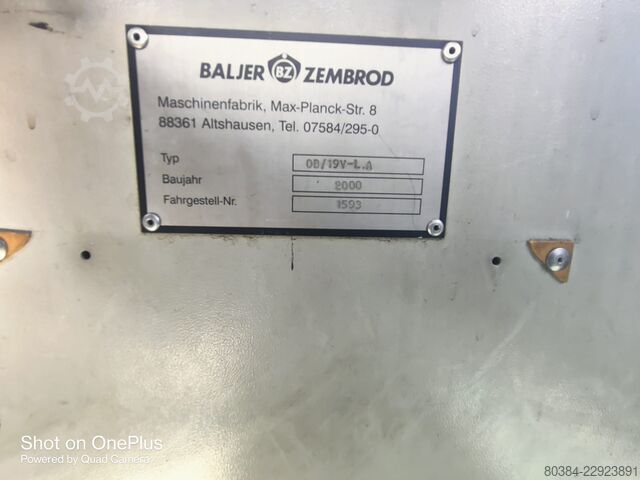Machines voor houtopslagyards Baljer & Zembrod 0B/19V-L.A
