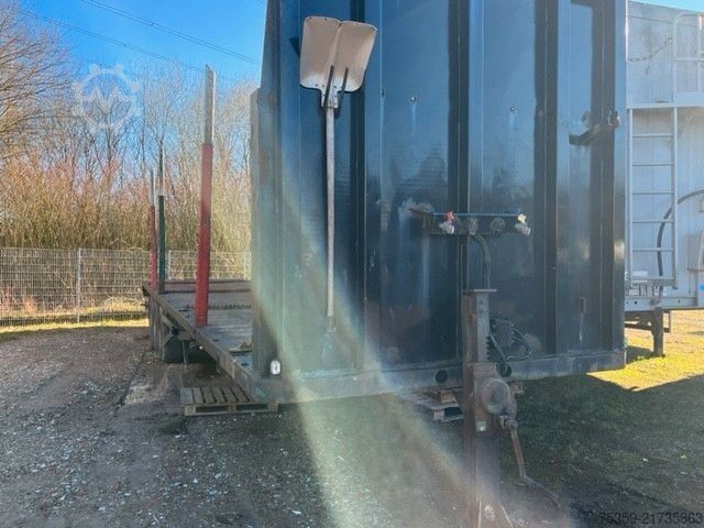 Auflieger mit Arbeitsbühne KOTSCHENREUTHER Plateau mit Holzrungen