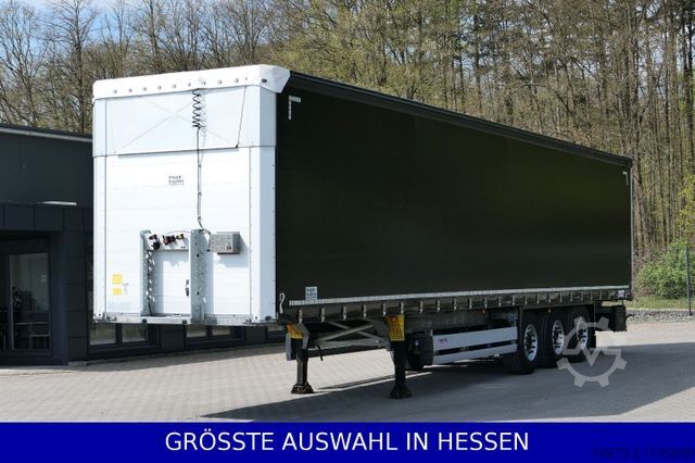 Åben sættevogn med presenning SCHMITZ CARGOBULL neue Planen Liftachse Hubdach RSAB ¤389.-mt