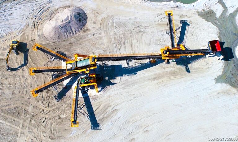 Kırma ekipmanı / kırma tesisi FABO Crushing Plant Stationary Crushing Plant 200-350 TPH