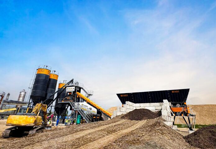 Postrojenje za mešanje betona / betonska baza FABO Concrete Batching Plant COMPACT-180 Sabit Beton Santrali