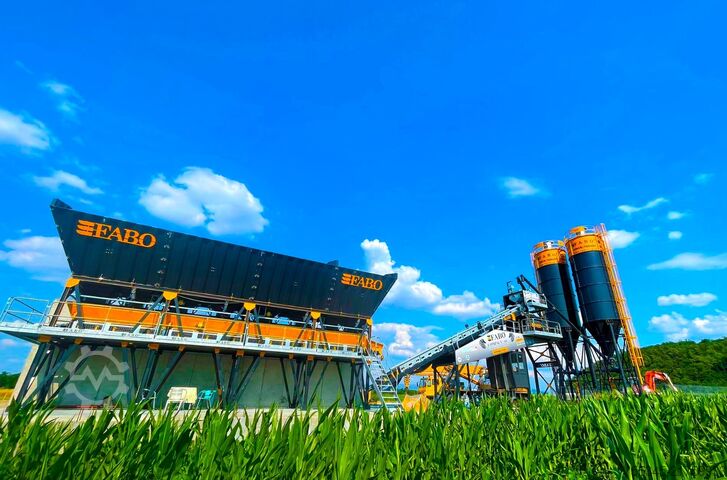 Postrojenje za mešanje betona / betonska baza FABO Concrete Batching Plant 60 M3/H Compact Concrete Batching Plant