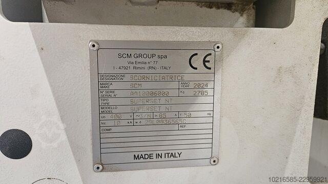 Vierzijdige schaafmachine SCM SCM Superset NT