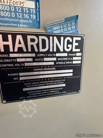 Verticale bewerkingscentrum HARDINGE Bridgeport GX 600