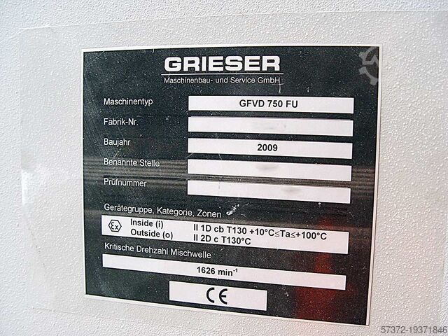 Oplosser Grieser GFVD 750 FU